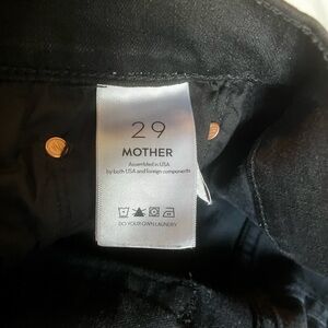 MOTHER Black Flare & Wide Leg Jeans